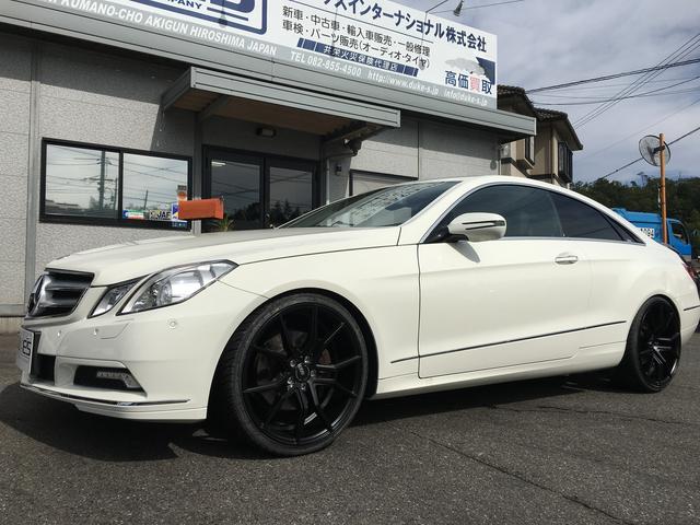 E350XOホイール20inch車高調キーレスゴー黒レザー(9枚目)