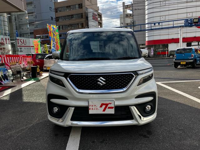 ソリオバンディット ハイブリッドＭＶ　衝突被害軽減システム　レーンアシスト　両側電動スライドドア　ドラレコ　ＥＴＣ　８インチナビ　全周囲カメラ　フルセグＴＶ　Ｂｌｕｅｔｏｏｔｈ　ＣＤ　ＤＶＤ　ＬＥＤヘッドライト　クルコン　バックソナー（2枚目）