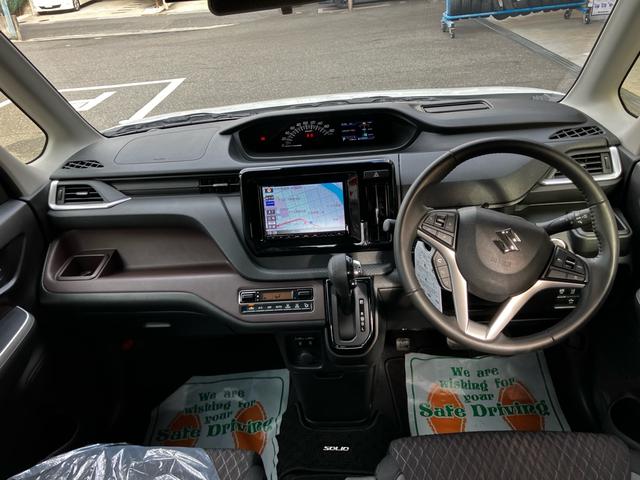 ソリオバンディット ハイブリッドＭＶ　衝突被害軽減システム　レーンアシスト　両側電動スライドドア　ドラレコ　ＥＴＣ　８インチナビ　全周囲カメラ　フルセグＴＶ　Ｂｌｕｅｔｏｏｔｈ　ＣＤ　ＤＶＤ　ＬＥＤヘッドライト　クルコン　バックソナー（4枚目）