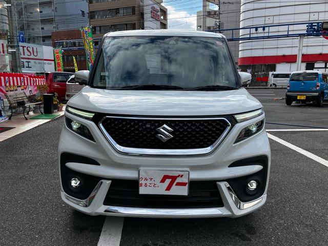 ソリオバンディット ハイブリッドＭＶ　衝突被害軽減システム　レーンアシスト　両側電動スライドドア　ドラレコ　ＥＴＣ　８インチナビ　全周囲カメラ　フルセグＴＶ　Ｂｌｕｅｔｏｏｔｈ　ＣＤ　ＤＶＤ　ＬＥＤヘッドライト　クルコン　バックソナー（31枚目）