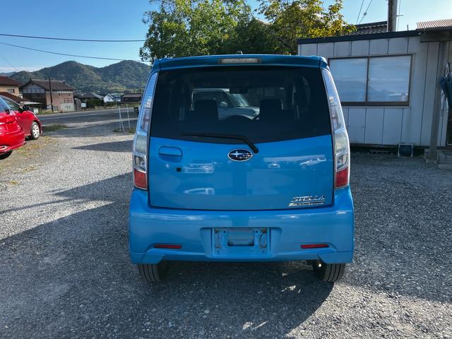 ステラ カスタムR ワンオーナー 4WD ナビ バックカメラ TV CD DVD HIDヘッドライト フォグライト スマートキー オートエアコン 電動格納ミラー AW14インチ ベンチシート フルフラット ABS(27枚目)