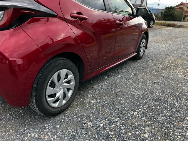 ヤリス X 衝突被害軽減システム レーンアシスト 前後ドライブレコーダー ETC ナビ バックカメラ Bluetooth CD DVD USB スマートキー 電動格納ミラー ABS 横滑り防止装置 オートライト(36枚目)