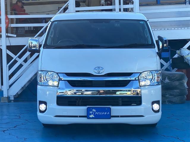 ハイエースワゴン ＧＬ　前後ドラレコ　ＥＴＣ　Ｐａｎａｓｏｎｉｃナビ（ＣＮ－ＲＥ０７ＷＤ）フリップダウンモニター　モデリスタインテリアパネルセット　パワースライドドア（Ｌ）ローダウン　エアロキット　１８インチアルミホイール（63枚目）