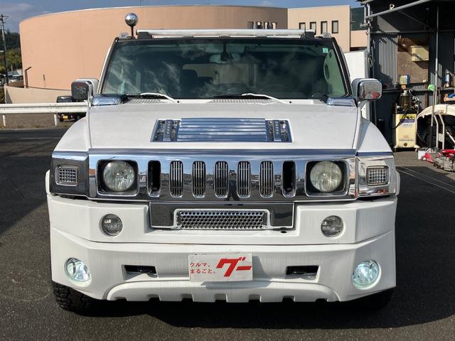 ハマーH2 タイプG 4WD 左ハンドル ETC バックカメラ パワーシート サンルーフ ナビ オートライト シートヒーター AT Bluetooth 後席モニター(12枚目)