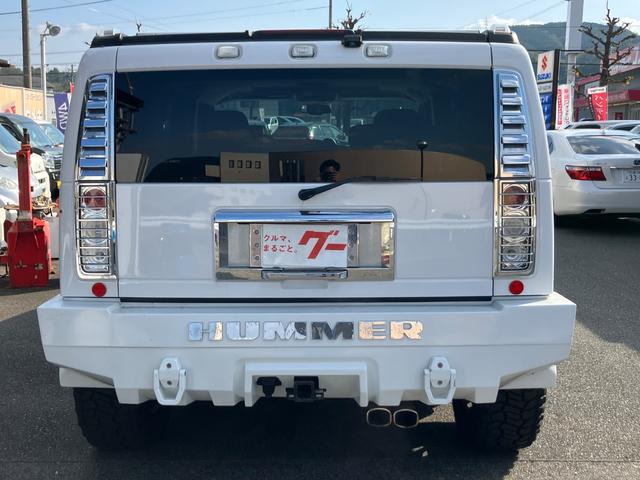 ハマーH2 タイプG 4WD 左ハンドル ETC バックカメラ パワーシート サンルーフ ナビ オートライト シートヒーター AT Bluetooth 後席モニター(16枚目)