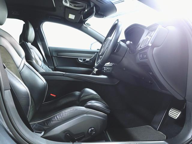 V90 T6 AWD Rデザイン シートヒーター パワーシート トランクスルー フロアマット ナビ CD 音楽プレーヤー接続 Bluetooth接続 TV ETC サンルーフ・ガラスルーフ LEDヘッドライト 電動リアゲート(22枚目)