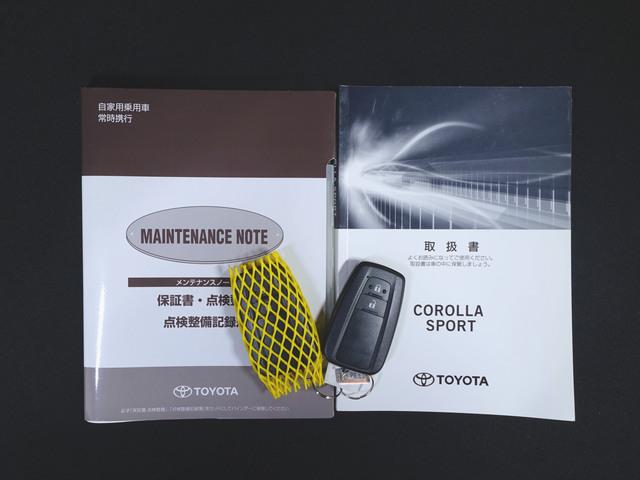 カローラスポーツ ハイブリッド　ＧＺ　トランクスルー　フロアマット　ナビ　ＣＤ　音楽プレーヤー接続　Ｂｌｕｅｔｏｏｔｈ接続　ＴＶ　ＤＶＤ再生　ＥＴＣ　ＬＥＤヘッドライト　バックモニター　盗難防止　衝突被害軽減ブレーキ　横滑り防止装置（27枚目）