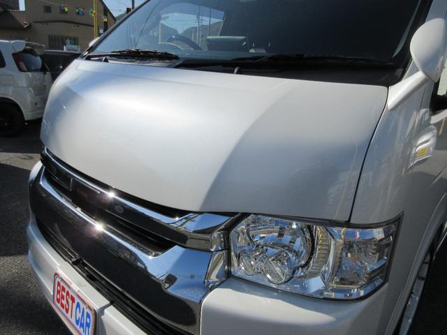 ハイエースワゴン GL キャプテンシート4脚/BIGX11インチナビ/フリップダウンモニター/UIリアスタビ/BLITZマフラー/コブラボンネット/F、左S、Rカメラ/デジタルインナーミラー/スロコン/クルコン/パドルシフト(64枚目)