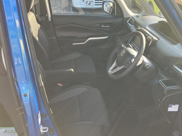 ソリオバンディット バンディット　ＨＹＢＲＩＤ　ＭＶ２ＷＤ　左電動スライドドアー　８インチナビ　バックカメラ　ＥＴＣ　ブルーブラックツートン前後ブレーキサポート（13枚目）