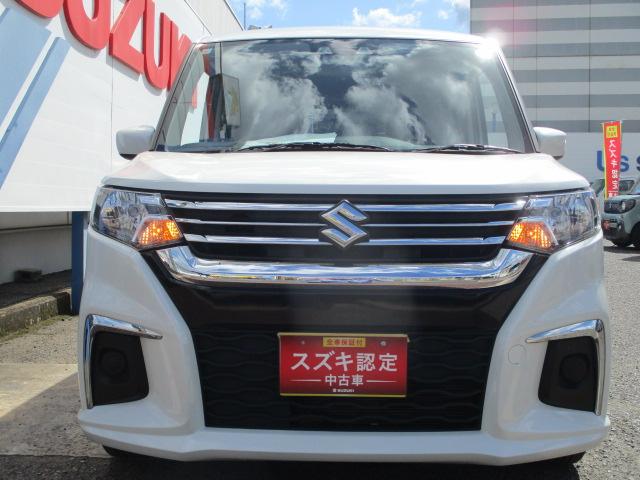 ソリオ ＨＹＢＲＩＤ　ＭＸ　前後ブレーキサポート　オートライト　スライドドア　プッシュスタート　シートヒーター　オートエアコン　スズキセーフティーサポート　衝突被害軽減システム　アイドリングストップ　横滑り防止機能　衝突安全ボディ　盗難防止システム（36枚目）