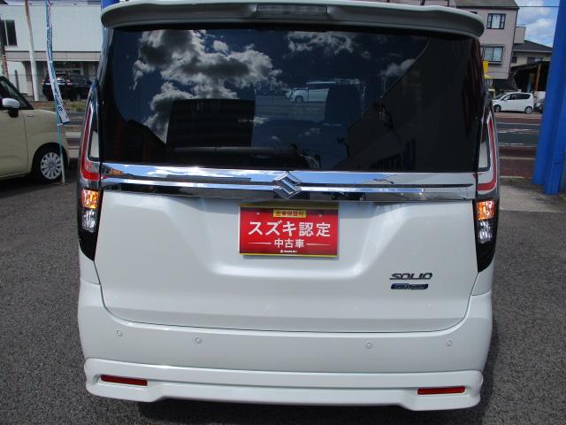ソリオ ＨＹＢＲＩＤ　ＭＸ　前後ブレーキサポート　オートライト　スライドドア　プッシュスタート　シートヒーター　オートエアコン　スズキセーフティーサポート　衝突被害軽減システム　アイドリングストップ　横滑り防止機能　衝突安全ボディ　盗難防止システム（38枚目）