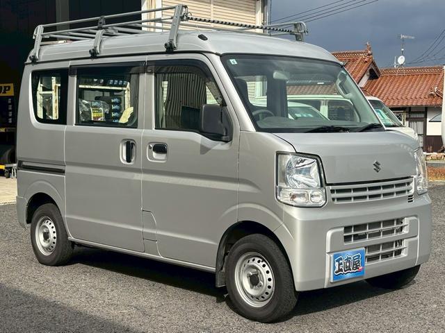 エブリイ ＰＡ　４ＷＤ　ハイルーフ　５速ＭＴ　ルーフキャリア　両側スライドドア　ＡＭ／ＦＭラジオ　ＡＢＳ　エアコン　パワーステアリング　運転席・助手席エアバック　衝突安全ボディ（3枚目）