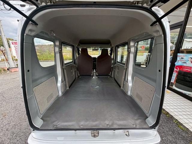 エブリイ ＰＡ　４ＷＤ　ハイルーフ　５速ＭＴ　ルーフキャリア　両側スライドドア　ＡＭ／ＦＭラジオ　ＡＢＳ　エアコン　パワーステアリング　運転席・助手席エアバック　衝突安全ボディ（22枚目）