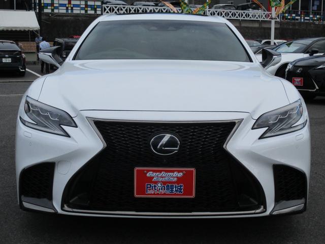 ＬＳ ＬＳ５００ｈ　Ｆスポーツ　パノラマミックビューモニター　サンルーフ　Ｐバックドア　純正２０インチアルミ　全席シートヒーター　シートエアコン　ＥＴＣ　ドラレコ　レーダー探知機　黒本革シート　両席Ｐシート　デジタルインナーミラー（3枚目）