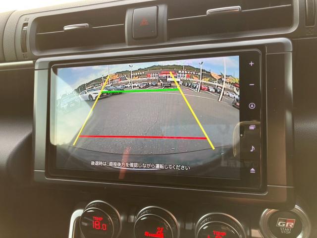 ＧＲ８６ ＲＺ　６ＭＴ　ＧＲフルエアロ　純正９インチナビ　ＨＤＭＩ　Ｂカメラ　フルセグＴＶ　アルパインデジタルインナーミラー　純正ＡＷ１８インチ（38枚目）