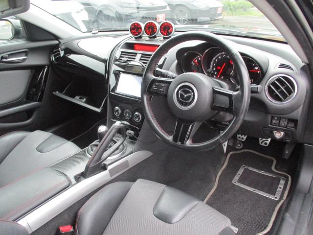 ＲＸ－８ タイプＲＳ　６速ＭＴ　後期型　純正ビルシュタイン　ウェッズスポーツ１８ＡＷ　デフィリンクメーター　純正レカロシート　社外ナビフルセグ　キーフリー（27枚目）
