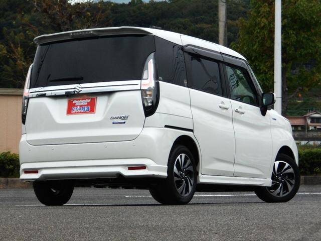 ソリオバンディット ハイブリッドＭＶ　両面電動スライドドア　ＰＵＳＨキーレス　安全ブレーキ　ＬＥＤライト　シートヒーター　オートエアコン　ステアリングスイッチ　純正アルミ（2枚目）