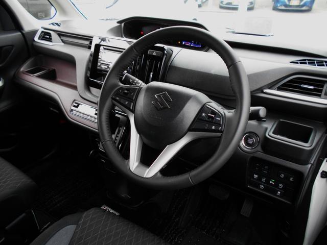 ソリオバンディット ハイブリッドＭＶ　両面電動スライドドア　ＰＵＳＨキーレス　安全ブレーキ　ＬＥＤライト　シートヒーター　オートエアコン　ステアリングスイッチ　純正アルミ（11枚目）