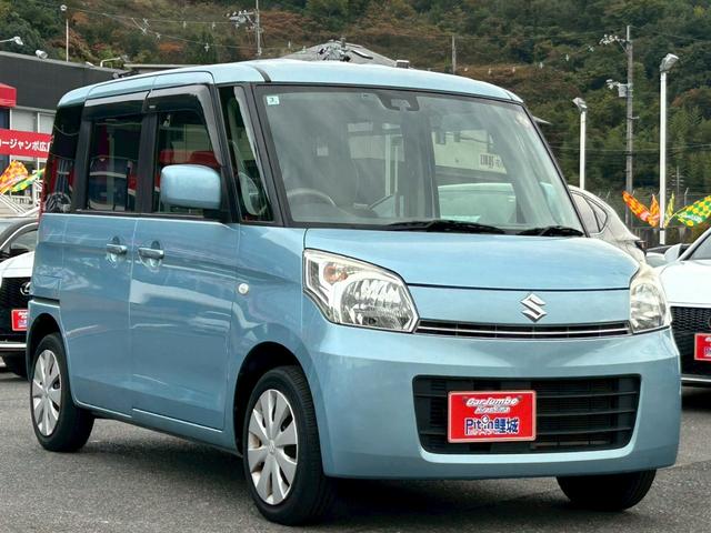 スペーシア X 純正ナビ バックカメラ ワンセグテレビ Bluetooth ETC 電動格納ドアミラー 両側電動スライドドア 衝突軽減装置 アイドリングストップ 横滑り防止装置 ステアリングリモコン ベンチシート(4枚目)