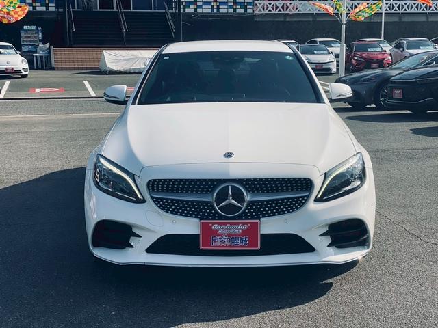 Cクラス C220dローレウスエディションスポーツプラスパック 純正ナビ/バックカメラ/本革シート/メモリーパワーシート/ETC/ヘッドライトLED/アンビエントライト/ディーゼルエンジン/スペアキー/純正アルミホイール/BSM(2枚目)