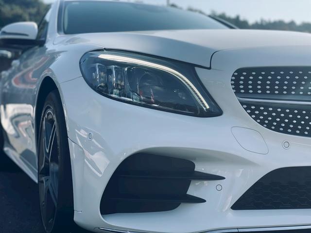 Cクラス C220dローレウスエディションスポーツプラスパック 純正ナビ/バックカメラ/本革シート/メモリーパワーシート/ETC/ヘッドライトLED/アンビエントライト/ディーゼルエンジン/スペアキー/純正アルミホイール/BSM(14枚目)