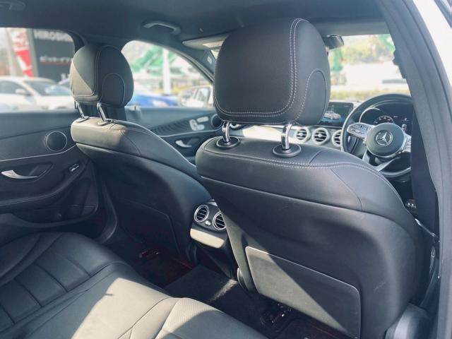 Cクラス C220dローレウスエディションスポーツプラスパック 純正ナビ/バックカメラ/本革シート/メモリーパワーシート/ETC/ヘッドライトLED/アンビエントライト/ディーゼルエンジン/スペアキー/純正アルミホイール/BSM(40枚目)