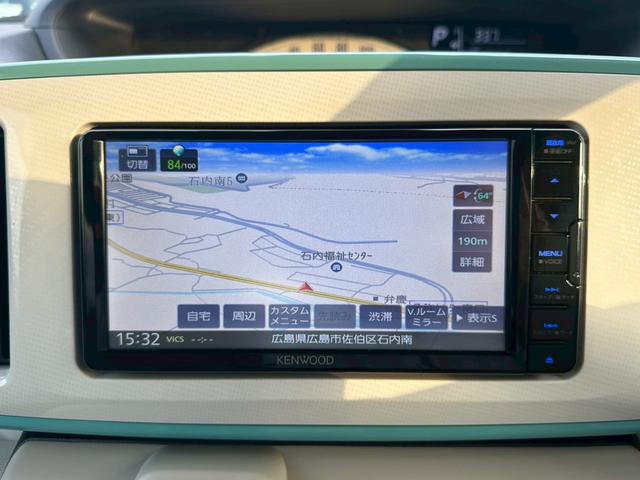 ムーヴキャンバス X SAIII 社外ナビ Bluetooth 両側パワースライドドア ETC プッシュスタート スマートキー オートエアコン スマートアシスト バックモニター(22枚目)