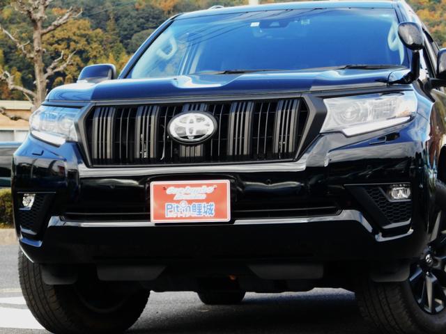 ランドクルーザープラド TX Lパッケージ マットブラックエディション 2800ディーゼル 3列7人乗り 電動黒革シート サンルーフ アルパインBIGナビ 後席モニターX2機 アルパインデジタルミラー(3枚目)