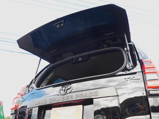 ランドクルーザープラド TX Lパッケージ マットブラックエディション 2800ディーゼル 3列7人乗り 電動黒革シート サンルーフ アルパインBIGナビ 後席モニターX2機 アルパインデジタルミラー(18枚目)