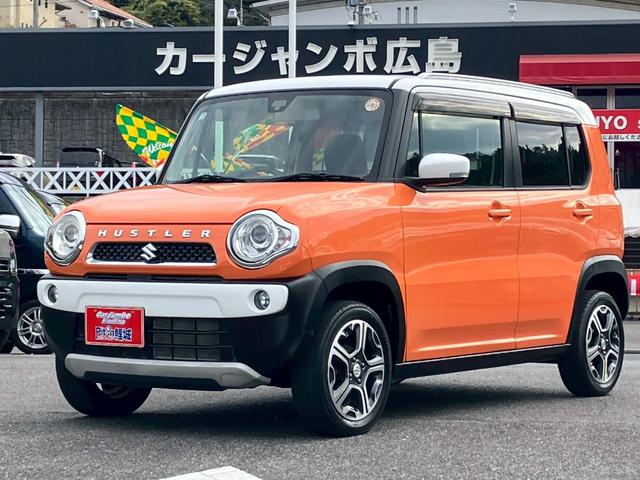ハスラー Ｘ　純正ナビ　バックカメラ　ＥＴＣ　スマートキー　スズキセーフティ　シートヒーター　純正アルミホイール　ワンセグ　Ｂｌｕｅｔｏｏｔｈ　アイドリングストップ　ＨＩＤヘッドライト　フォグライト（2枚目）