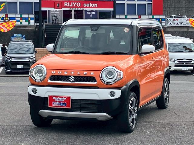 ハスラー Ｘ　純正ナビ　バックカメラ　ＥＴＣ　スマートキー　スズキセーフティ　シートヒーター　純正アルミホイール　ワンセグ　Ｂｌｕｅｔｏｏｔｈ　アイドリングストップ　ＨＩＤヘッドライト　フォグライト（3枚目）