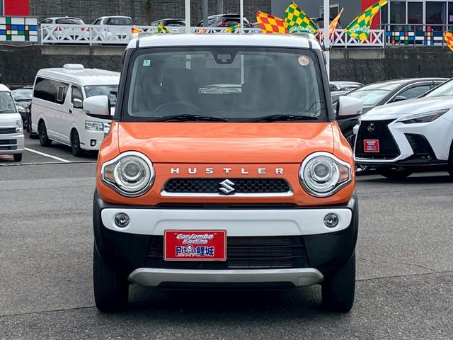 ハスラー Ｘ　純正ナビ　バックカメラ　ＥＴＣ　スマートキー　スズキセーフティ　シートヒーター　純正アルミホイール　ワンセグ　Ｂｌｕｅｔｏｏｔｈ　アイドリングストップ　ＨＩＤヘッドライト　フォグライト（4枚目）