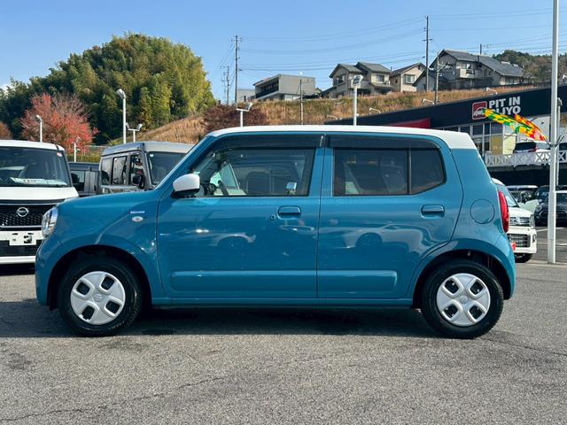 キャロル ハイブリッドGX 純正アルミ タイヤ付き ヘッドライトLED ツートンオプションカラー ETC 社外ディスプレイオーディオ スズキセーフティーサポート オートエアコン(4枚目)