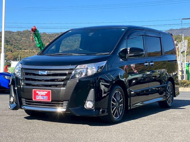ノア Si ダブルバイビー 純正10インチナビ フルセグ DVD バックカメラ フリップダウン トヨタセーフティ 両側パワースライドドア ハーフレザーシート クルーズコントロール 純正アルミホイール ETC フォグ(2枚目)