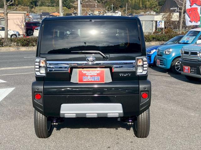 タフト Ｇ　クロムベンチャー　未使用車　スマートアシスト３　パノラミックビューモニター　コーナーセンサー　ステアリングスイッチ　クルーズコントロール　サイドエアバック　アイドリングストップ　純正アルミホイール　ガラスルーフ（8枚目）