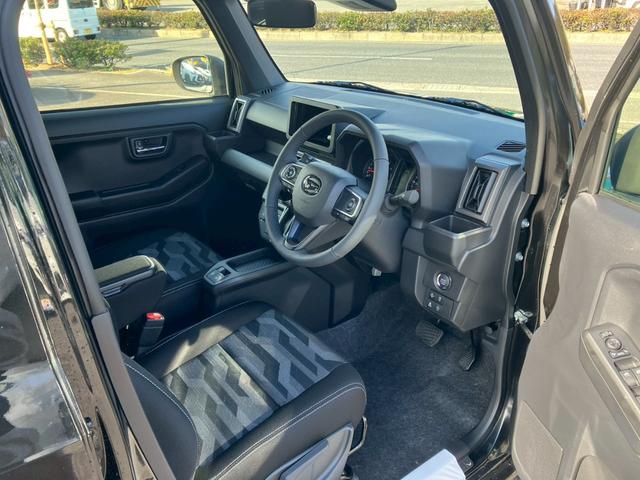 タフト Ｇ　クロムベンチャー　未使用車　スマートアシスト３　パノラミックビューモニター　コーナーセンサー　ステアリングスイッチ　クルーズコントロール　サイドエアバック　アイドリングストップ　純正アルミホイール　ガラスルーフ（22枚目）