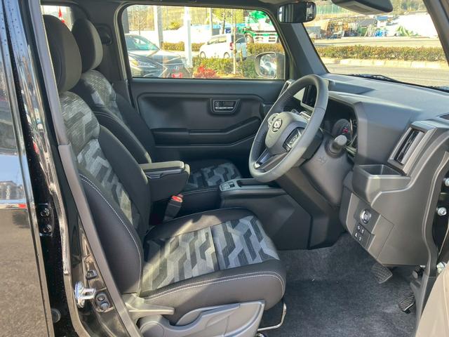 タフト Ｇ　クロムベンチャー　未使用車　スマートアシスト３　パノラミックビューモニター　コーナーセンサー　ステアリングスイッチ　クルーズコントロール　サイドエアバック　アイドリングストップ　純正アルミホイール　ガラスルーフ（23枚目）