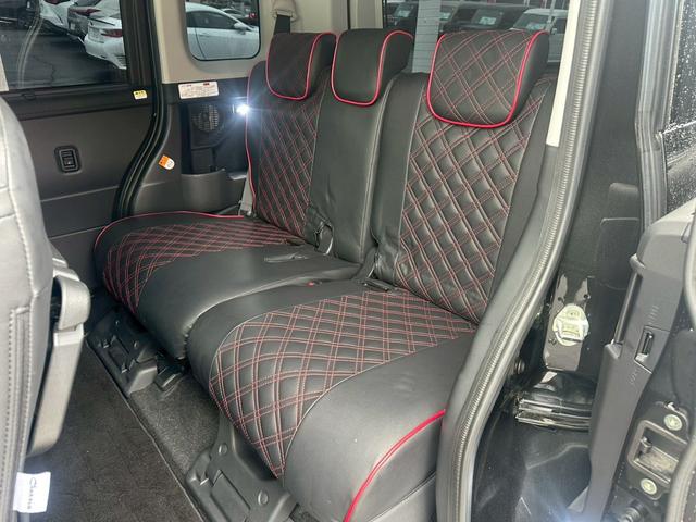 トール カスタムＧ　ターボ　モデリスタエアロ　レーダーブレーキ　レーダークルーズ　車高調　社外ハンドル　アルパインデカナビ　フルセグ　パノラミックビューモニター　黒レザー調シートカバー　純正アルミ（15枚目）