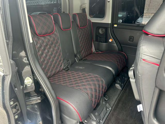 トール カスタムＧ　ターボ　モデリスタエアロ　レーダーブレーキ　レーダークルーズ　車高調　社外ハンドル　アルパインデカナビ　フルセグ　パノラミックビューモニター　黒レザー調シートカバー　純正アルミ（16枚目）