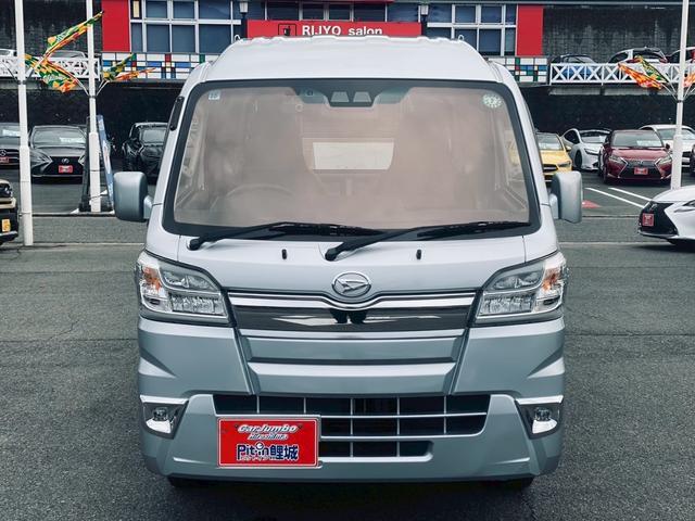 ハイゼットトラック ジャンボＳＡＩＩＩｔ　社外ディスプレイオーディオ／ＥＴＣ／ワンオーナー／ヘッドライトＬＥＤ／スマートアシスト／４ＷＤ／キーレスエントリー／レザー調シートカバー／５ＭＴ／マニュアルエアコン／パワーウィンドウ（2枚目）