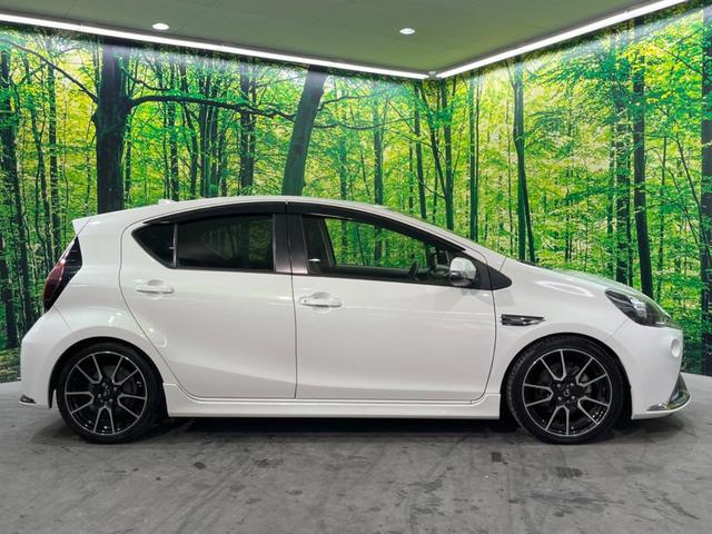 アクア G G’s バックカメラ 衝突被害軽減システム ハーフレザーシート ドラレコ LEDヘッド ビルトインETC オートライト オートエアコン 純正17インチアルミ Bluetooth CD DVD再生 フルセグ(15枚目)