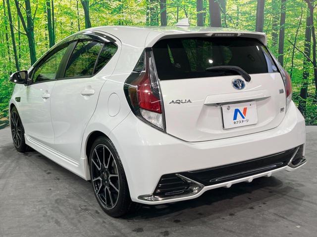 アクア G G’s バックカメラ 衝突被害軽減システム ハーフレザーシート ドラレコ LEDヘッド ビルトインETC オートライト オートエアコン 純正17インチアルミ Bluetooth CD DVD再生 フルセグ(17枚目)