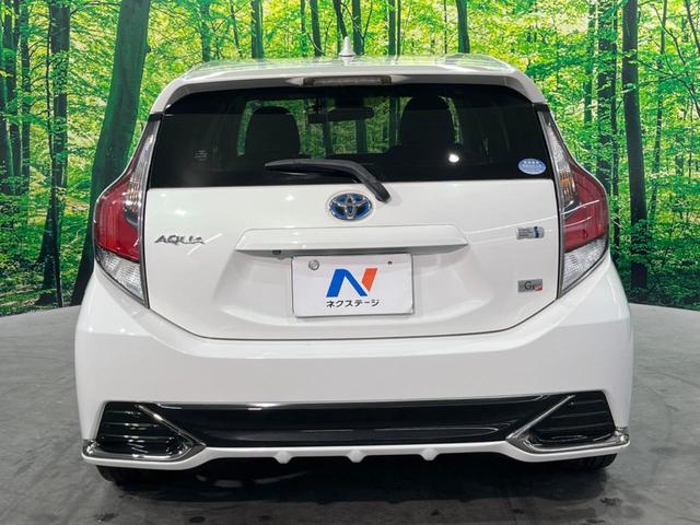 アクア G G’s バックカメラ 衝突被害軽減システム ハーフレザーシート ドラレコ LEDヘッド ビルトインETC オートライト オートエアコン 純正17インチアルミ Bluetooth CD DVD再生 フルセグ(18枚目)