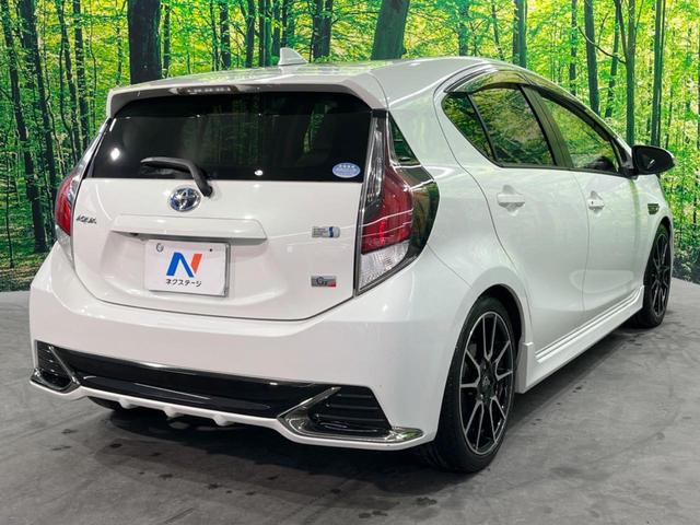 アクア G G’s バックカメラ 衝突被害軽減システム ハーフレザーシート ドラレコ LEDヘッド ビルトインETC オートライト オートエアコン 純正17インチアルミ Bluetooth CD DVD再生 フルセグ(19枚目)