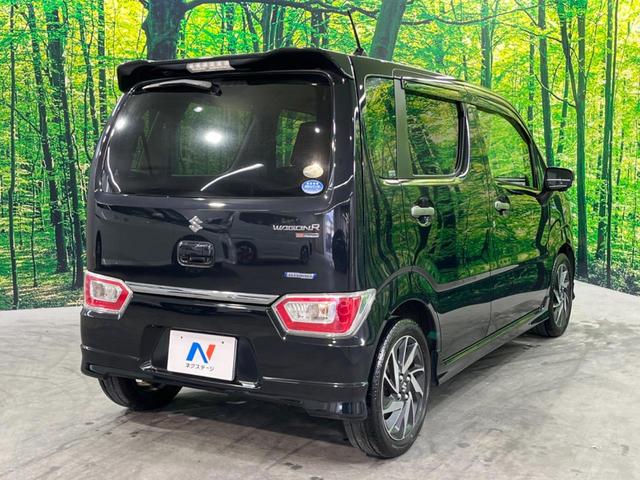 ワゴンR ハイブリッドFZ リミテッド SDナビ 全周囲カメラ 衝突被害軽減システム ドラレコ スマートキー LEDヘッド ETC オートライト オートエアコン 純正15インチアルミ Bluetooth CD DVD再生 フルセグ(15枚目)