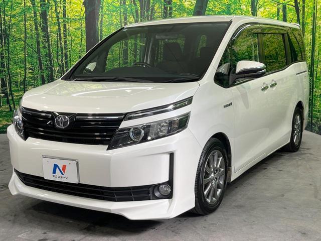 ヴォクシー ハイブリッドV 後席モニター バックカメラ 衝突被害軽減システム スマートキー LEDヘッド ビルトインETC クルコン オートライト デュアルエアコン Bluetooth CD DVD再生 フルセグ LEDフォグ(52枚目)