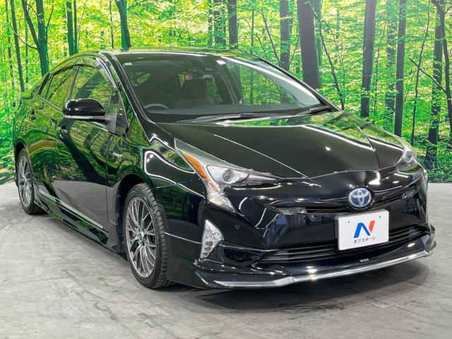 プリウス Sセーフティプラス SDナビ バックカメラ 衝突被害軽減システム コーナーセンサー スマートキー LEDヘッド ビルトインETC オートライト オートエアコン Bluetooth CD DVD再生 フルセグ(48枚目)