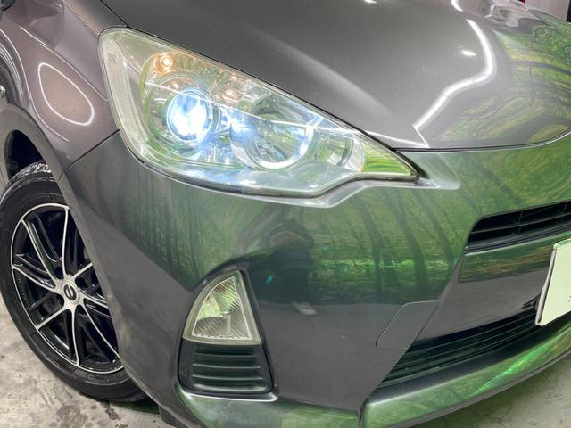 アクア S バックカメラ ドラレコ スマートキー HIDヘッド ETC オートライト オートエアコン Bluetooth CD(23枚目)