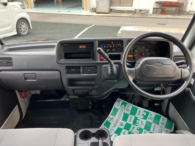 サンバーバン VB 2WD オートマ車 エアコン パワステ ラジオ 運転席エアバッグ ヘッドライトレベライザー 積載量350kg(10枚目)