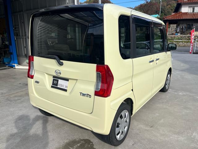 タント Ｘ　スマートキー　プッシュスタート　ナビ・フルセグＴＶ　左電動スライドドア　ＥＴＣ　禁煙車　新品バッテリー　エコアイドル　オートライト　ＵＶカットガラス　盗難防止システム　衝突安全ボディ（4枚目）
